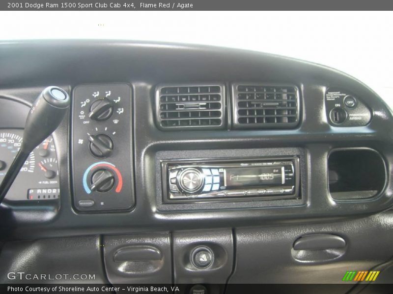 Flame Red / Agate 2001 Dodge Ram 1500 Sport Club Cab 4x4