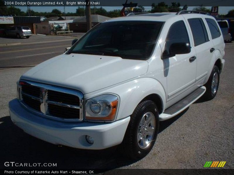 Bright White / Khaki 2004 Dodge Durango Limited 4x4