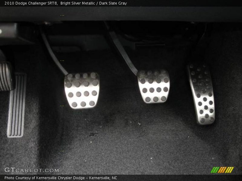 Bright Silver Metallic / Dark Slate Gray 2010 Dodge Challenger SRT8
