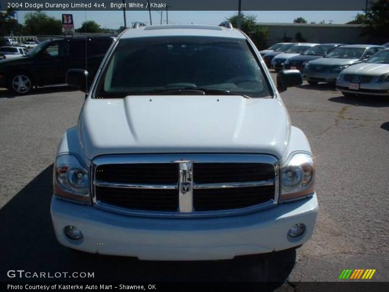 Bright White / Khaki 2004 Dodge Durango Limited 4x4
