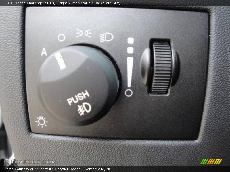 Bright Silver Metallic / Dark Slate Gray 2010 Dodge Challenger SRT8