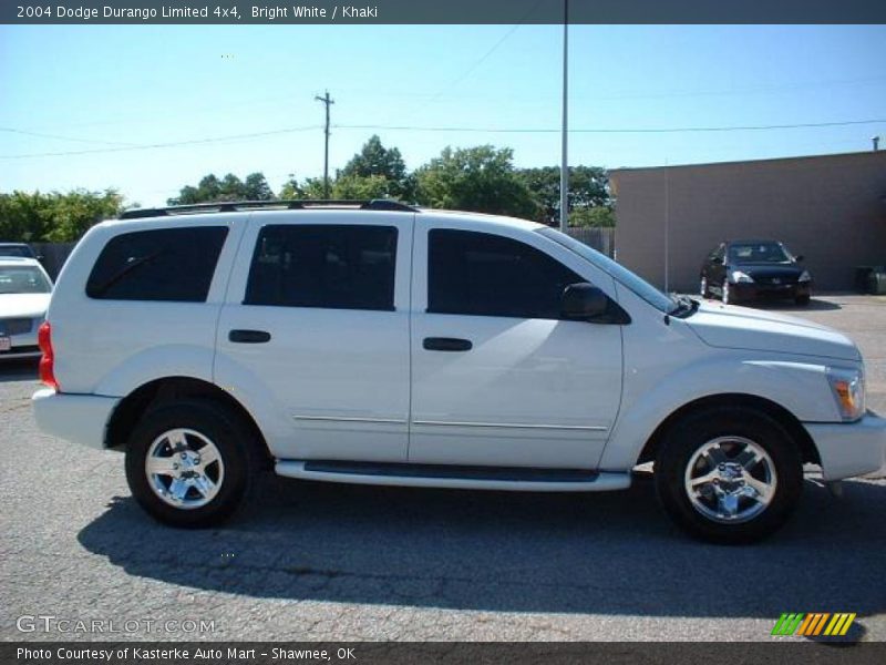 Bright White / Khaki 2004 Dodge Durango Limited 4x4