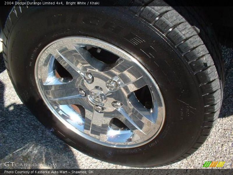 Bright White / Khaki 2004 Dodge Durango Limited 4x4