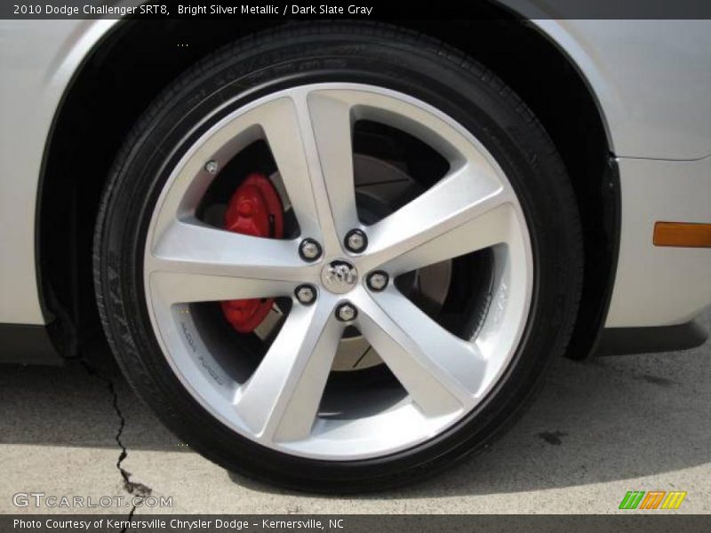 Bright Silver Metallic / Dark Slate Gray 2010 Dodge Challenger SRT8