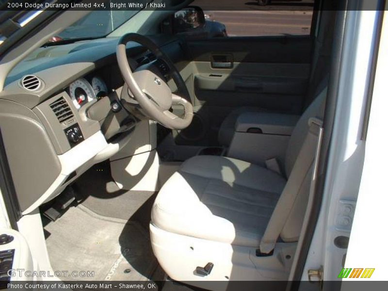 Bright White / Khaki 2004 Dodge Durango Limited 4x4