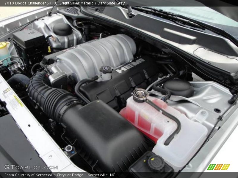 Bright Silver Metallic / Dark Slate Gray 2010 Dodge Challenger SRT8