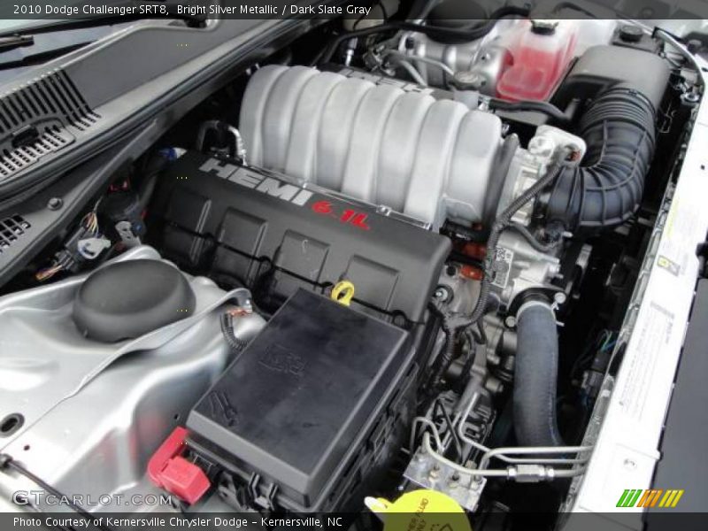 Bright Silver Metallic / Dark Slate Gray 2010 Dodge Challenger SRT8