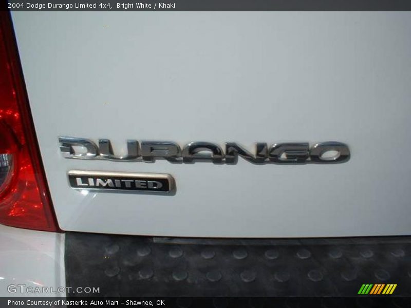 Bright White / Khaki 2004 Dodge Durango Limited 4x4