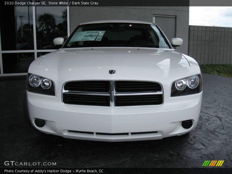 Stone White / Dark Slate Gray 2010 Dodge Charger SE