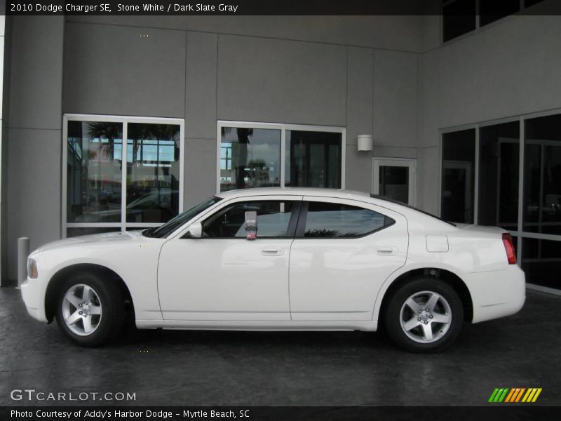 Stone White / Dark Slate Gray 2010 Dodge Charger SE