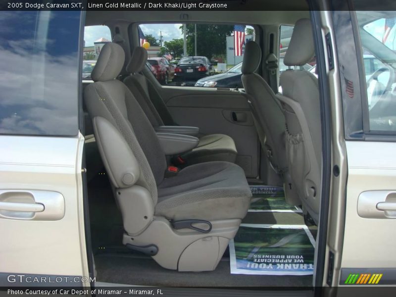 Linen Gold Metallic / Dark Khaki/Light Graystone 2005 Dodge Caravan SXT