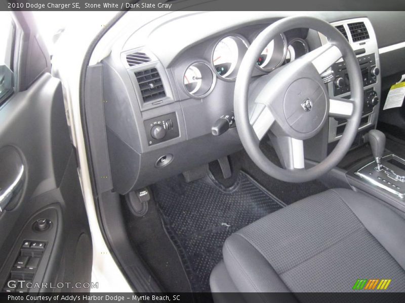 Stone White / Dark Slate Gray 2010 Dodge Charger SE