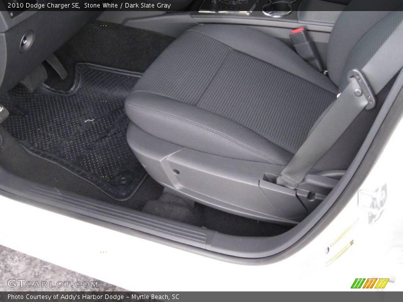 Stone White / Dark Slate Gray 2010 Dodge Charger SE