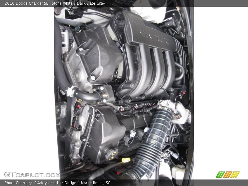 Stone White / Dark Slate Gray 2010 Dodge Charger SE