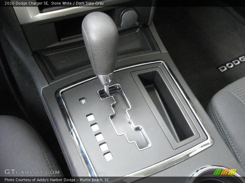 Stone White / Dark Slate Gray 2010 Dodge Charger SE