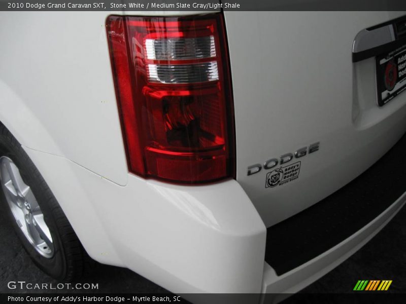 Stone White / Medium Slate Gray/Light Shale 2010 Dodge Grand Caravan SXT