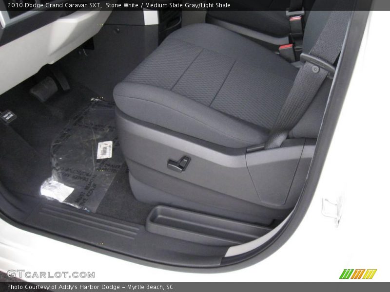 Stone White / Medium Slate Gray/Light Shale 2010 Dodge Grand Caravan SXT