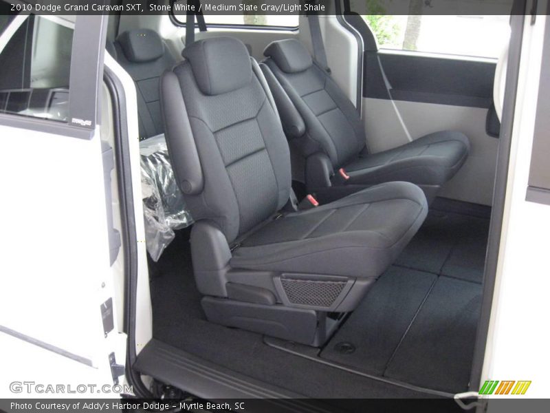 Stone White / Medium Slate Gray/Light Shale 2010 Dodge Grand Caravan SXT