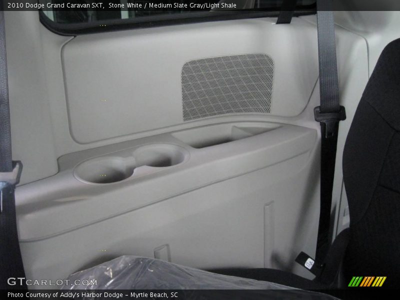 Stone White / Medium Slate Gray/Light Shale 2010 Dodge Grand Caravan SXT