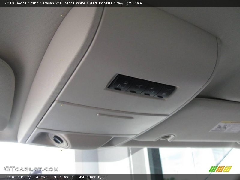 Stone White / Medium Slate Gray/Light Shale 2010 Dodge Grand Caravan SXT