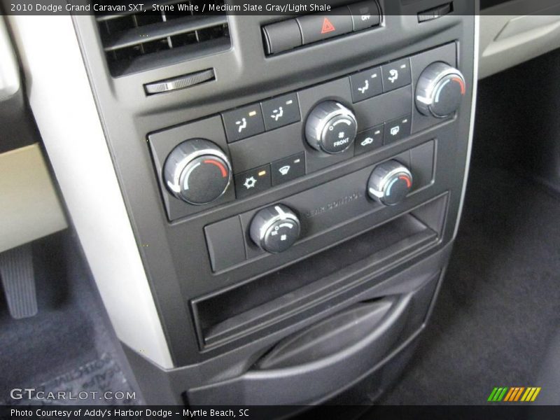 Stone White / Medium Slate Gray/Light Shale 2010 Dodge Grand Caravan SXT