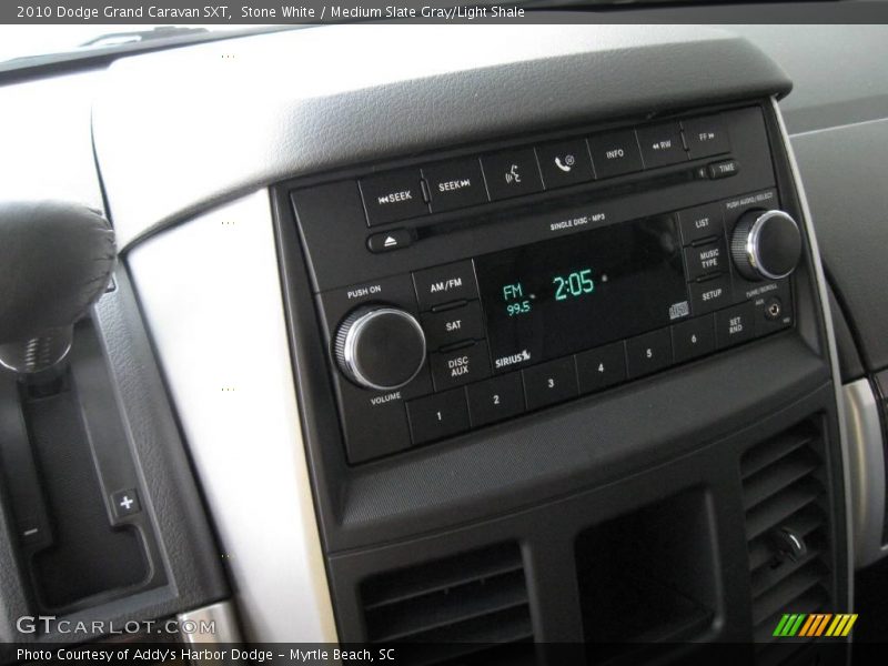 Stone White / Medium Slate Gray/Light Shale 2010 Dodge Grand Caravan SXT