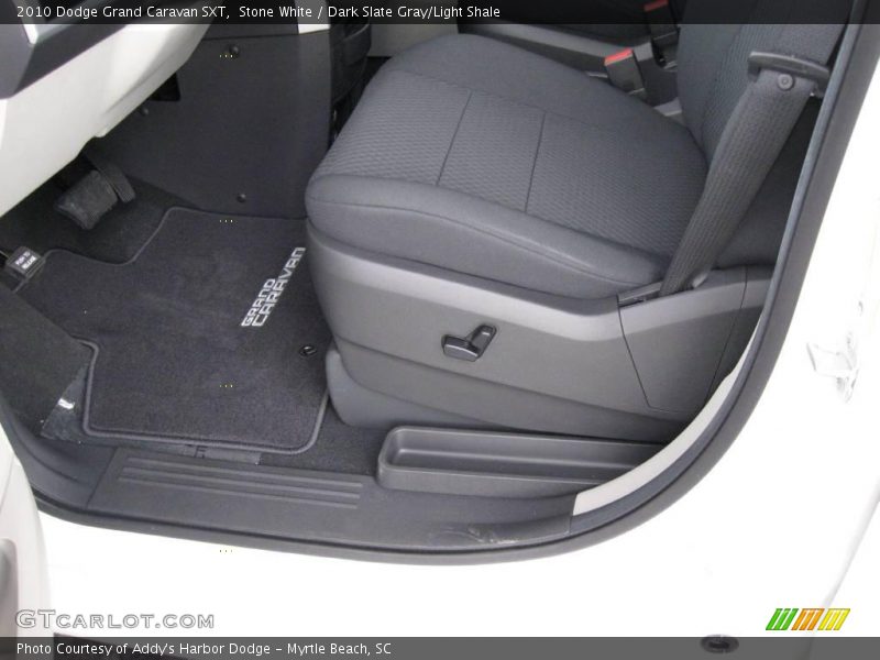 Stone White / Dark Slate Gray/Light Shale 2010 Dodge Grand Caravan SXT