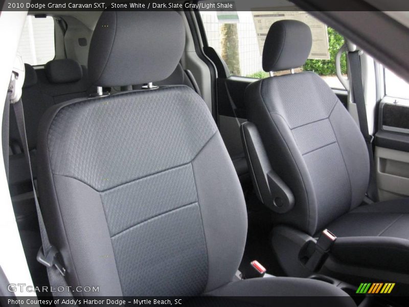 Stone White / Dark Slate Gray/Light Shale 2010 Dodge Grand Caravan SXT