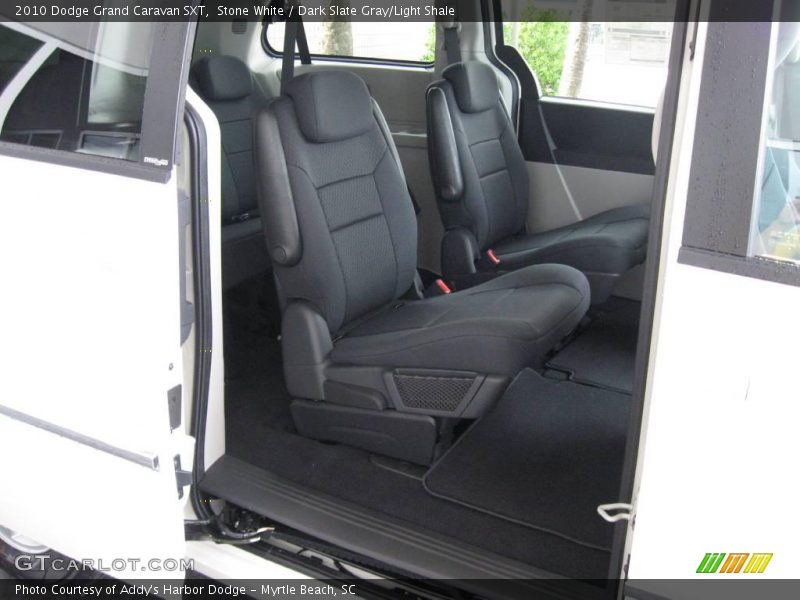 Stone White / Dark Slate Gray/Light Shale 2010 Dodge Grand Caravan SXT