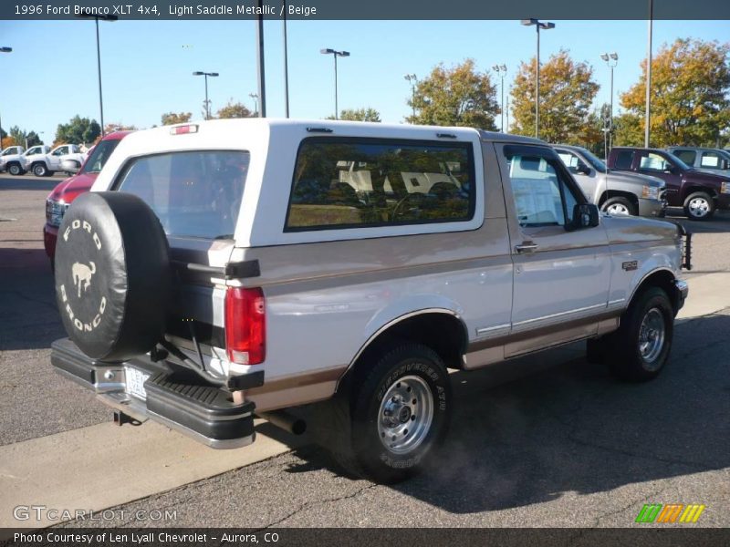 Light Saddle Metallic / Beige 1996 Ford Bronco XLT 4x4