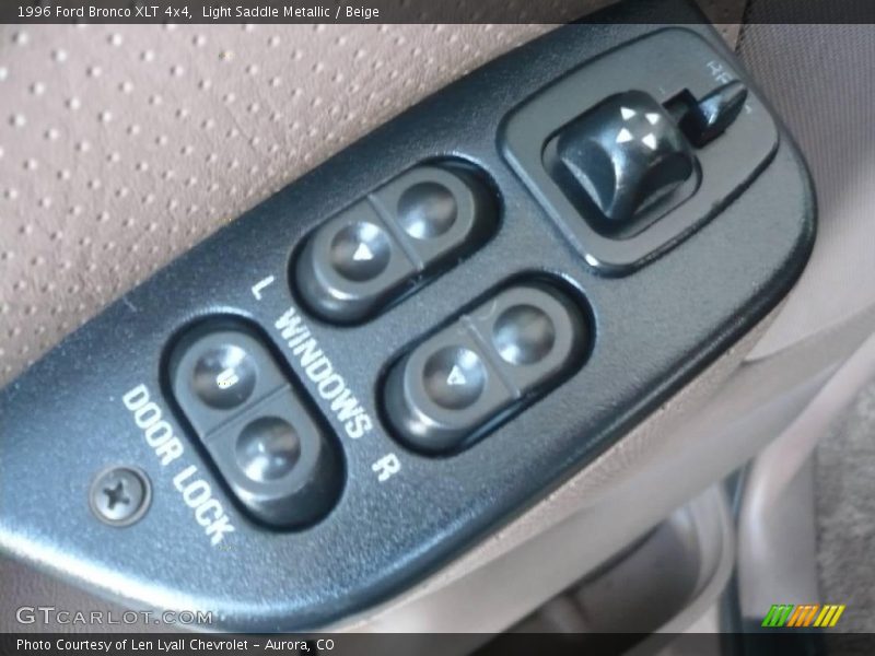 Light Saddle Metallic / Beige 1996 Ford Bronco XLT 4x4