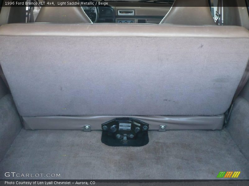 Light Saddle Metallic / Beige 1996 Ford Bronco XLT 4x4