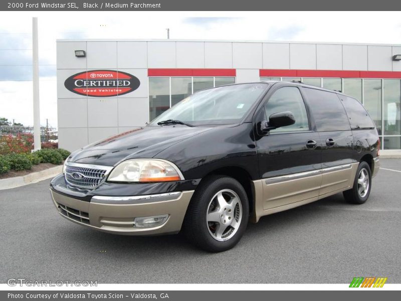 Black / Medium Parchment 2000 Ford Windstar SEL