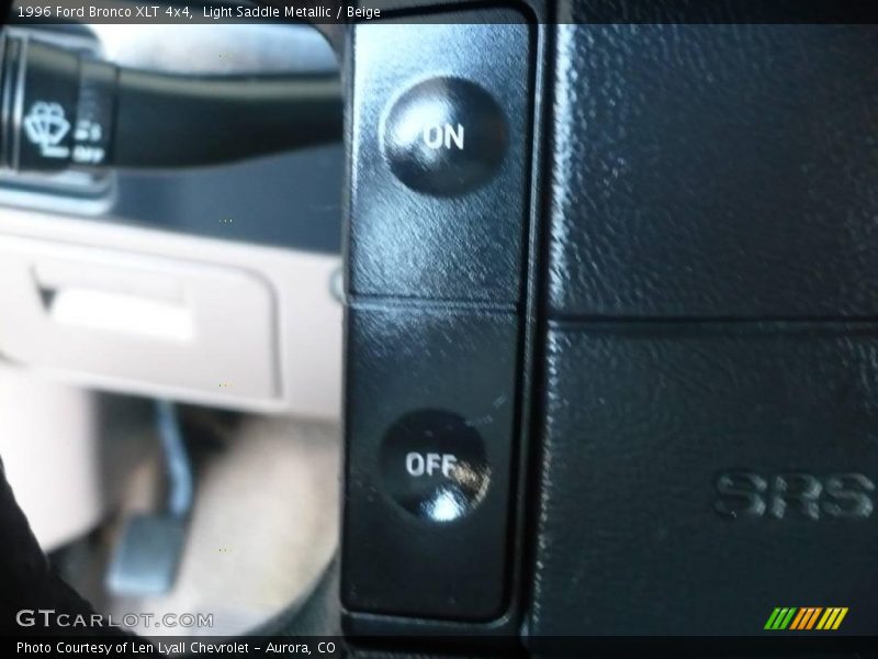 Light Saddle Metallic / Beige 1996 Ford Bronco XLT 4x4