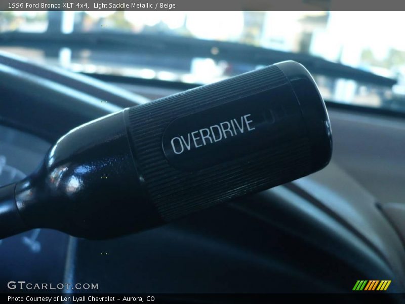 Light Saddle Metallic / Beige 1996 Ford Bronco XLT 4x4