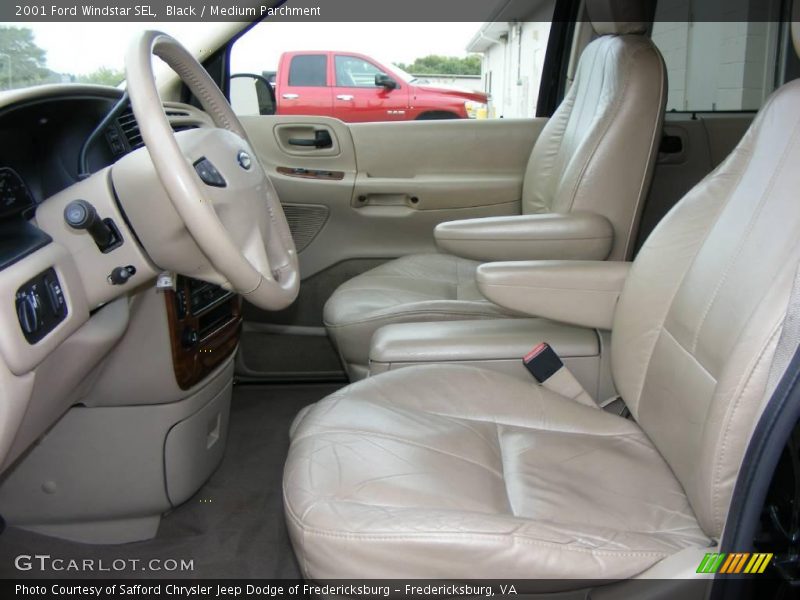 Black / Medium Parchment 2001 Ford Windstar SEL