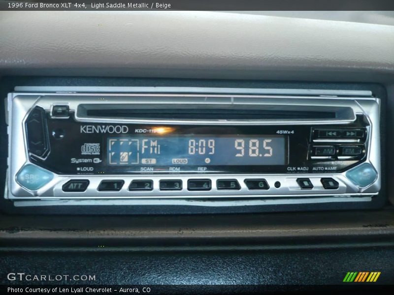 Light Saddle Metallic / Beige 1996 Ford Bronco XLT 4x4