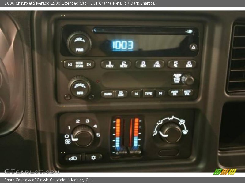 Blue Granite Metallic / Dark Charcoal 2006 Chevrolet Silverado 1500 Extended Cab