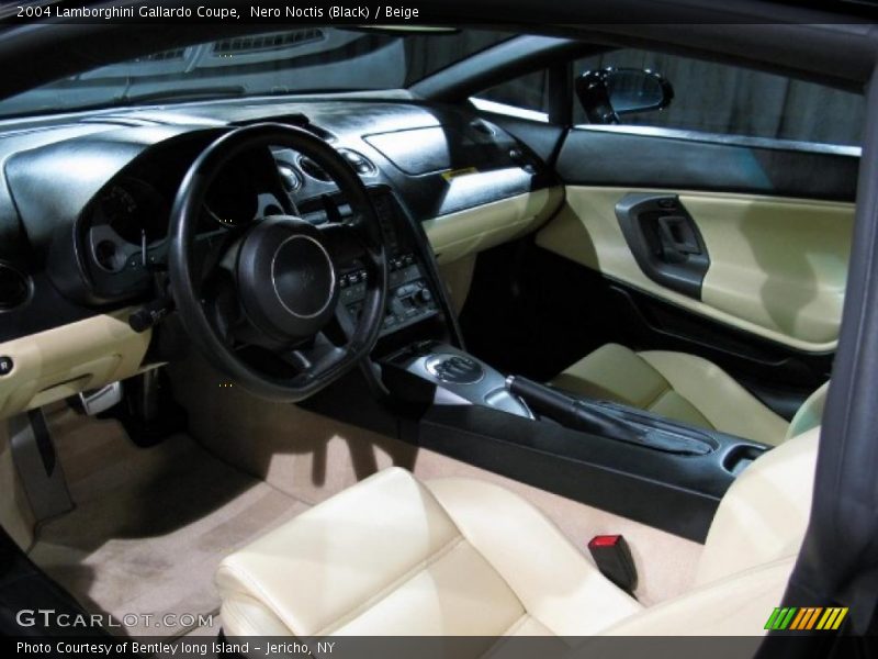 Nero Noctis (Black) / Beige 2004 Lamborghini Gallardo Coupe