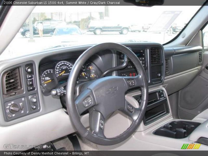 Summit White / Gray/Dark Charcoal 2006 Chevrolet Suburban LS 1500 4x4
