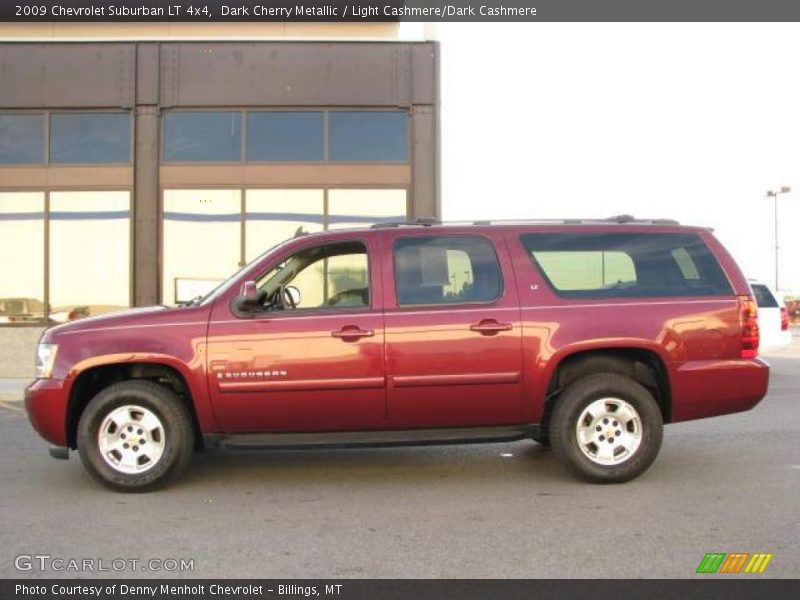 Dark Cherry Metallic / Light Cashmere/Dark Cashmere 2009 Chevrolet Suburban LT 4x4