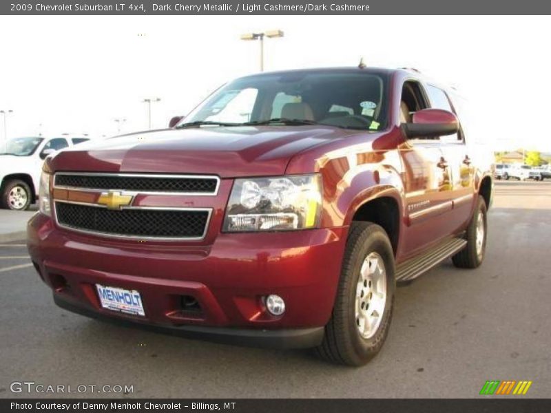 Dark Cherry Metallic / Light Cashmere/Dark Cashmere 2009 Chevrolet Suburban LT 4x4