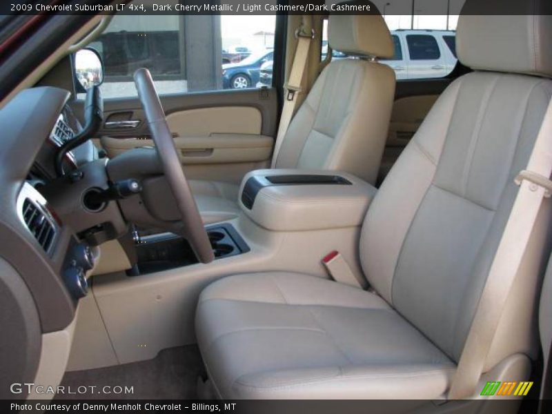 Dark Cherry Metallic / Light Cashmere/Dark Cashmere 2009 Chevrolet Suburban LT 4x4