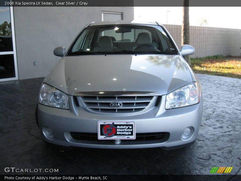 Clear Silver / Gray 2006 Kia Spectra LX Sedan