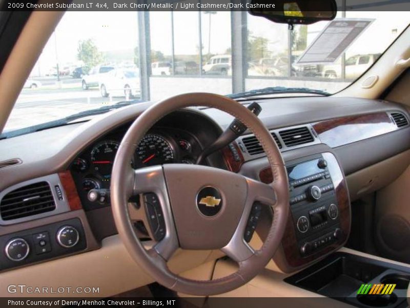 Dark Cherry Metallic / Light Cashmere/Dark Cashmere 2009 Chevrolet Suburban LT 4x4