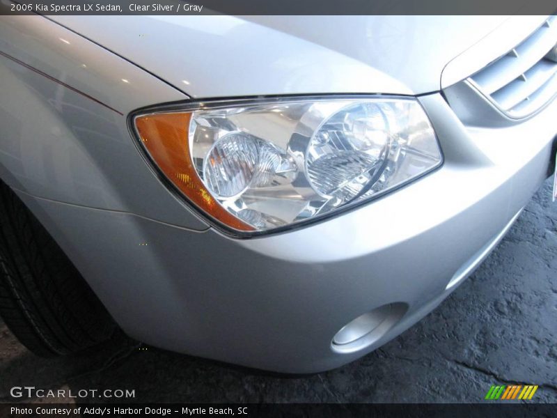 Clear Silver / Gray 2006 Kia Spectra LX Sedan