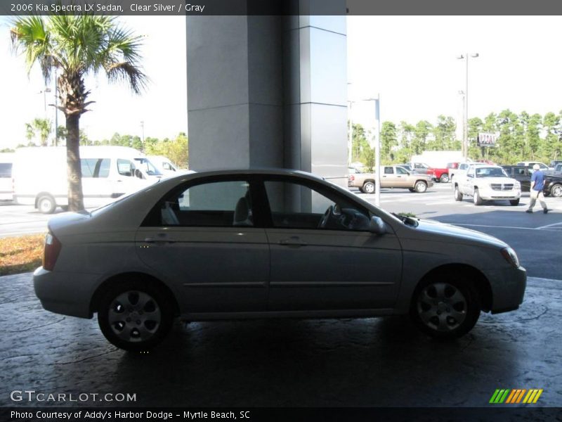 Clear Silver / Gray 2006 Kia Spectra LX Sedan
