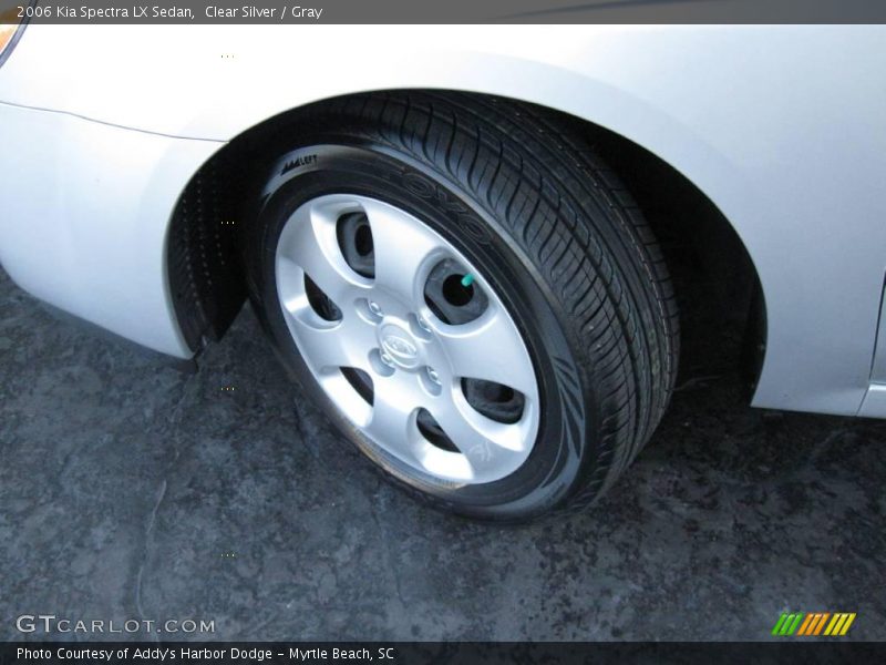 Clear Silver / Gray 2006 Kia Spectra LX Sedan