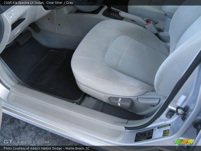 Clear Silver / Gray 2006 Kia Spectra LX Sedan
