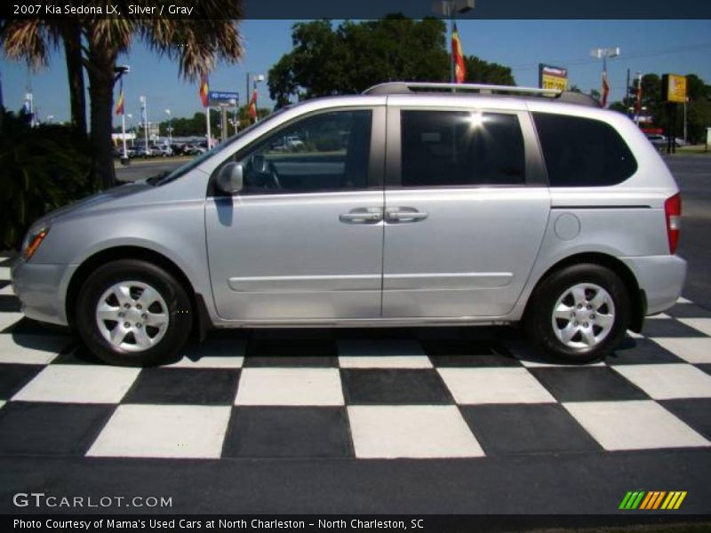 Silver / Gray 2007 Kia Sedona LX